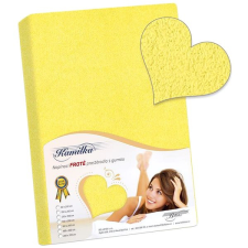 Bellatex frottír lepedő, 140×200 cm, sárga lakástextília