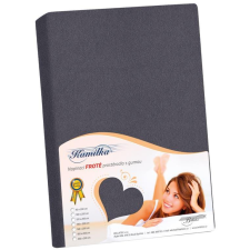 Bellatex frottír lepedő, 160×200 cm, grafitszürke (11370) lakástextília