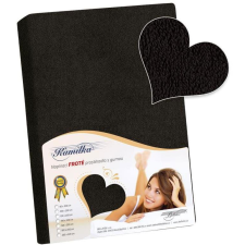 Bellatex frottír lepedő, 180×200 cm, fekete (387) lakástextília