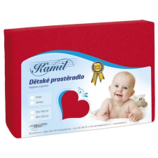 Bellatex Jersey Gyerek lepedő, 60 × 120 cm, piros (1172) lakástextília