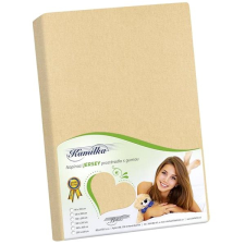 Bellatex Jersey lepedő, 100×200 cm, világosbézs lakástextília