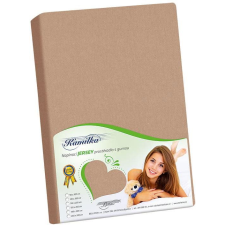 Bellatex Jersey lepedő, 180×200 cm, kávébarna (5065) lakástextília