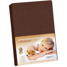 Bellatex Jersey lepedő elasztánnal, 160×200 cm, sötétbarna (2351) lakástextília