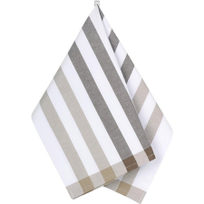 Bellatex konyharuha, 50 × 70, 157A, csíkos, barna / bézs lakástextília