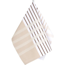Bellatex konyharuha, 50 × 70, 160B, csíkos, barna / bézs tisztító- és takarítószer, higiénia