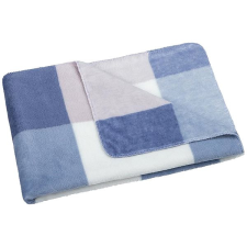 Bellatex Korall Micro 1015 / 020 100 × 150 modrá kostka lakástextília