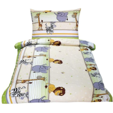 Bellatex pamut, Junior - 140 × 200, 70 × 90 cm - szafari zöld lakástextília