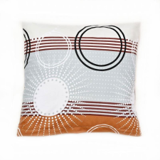 Bellatex pamut párnahuzat, 40×40 cm, barna sugarak (5046) lakástextília