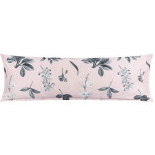 Bellatex párnahuzat - ölelőpárna, 45 × 120 cm, réti virágok szürke, rózsaszín (12774) lakástextília