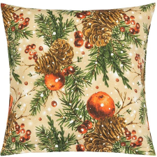 Bellatex Povláček VÁNOCE 45 × 45 cm 55/125 vánoční šišky a jablka lakástextília