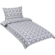 Bellatex vászon krepp 80/811 szürke négyzet 140×200, 70×90 cm lakástextília