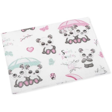 Bellatex vékony párna csecsemőknek, 42×32 cm, pandamaci lakástextília