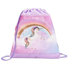 BELMIL hálós és zsebes tornazsák, Rainbow Unicorn tornazsák