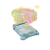 BELPLA Baby perla gold pléd yellow (536) 80*110 dobozos