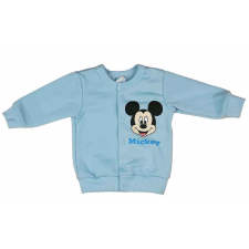 Belül bolyhos elöl patentos baba kardigán Mickey egér mintával gyerek pulóver, kardigán