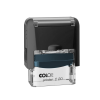  Bélyegző C20 Colop fekete átlátszó ház/kék párna