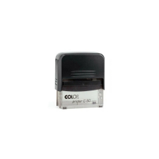  Bélyegző C50 Printer Colop átlátszó fekete ház/fekete párna bélyegző