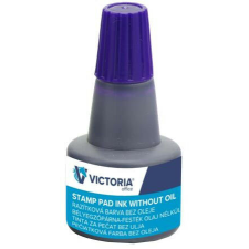  Bélyegzőfesték, 30 ml, VICTORIA OFFICE, kék bélyegző