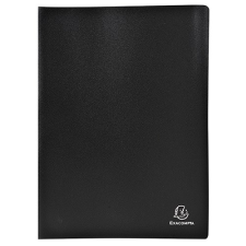  Bemutatómappa Exacompta A/4 40 részes fekete mappa