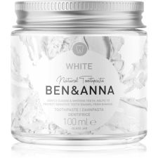 Ben&Anna Natural Toothpaste White fogkrém üvegtégelyben fehérítő hatással 100 ml fogkrém