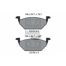 BENDIX Braking fékbetétkészlet, tárcsafék BENDIX Braking BPD1013 autóalkatrész