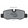 BENDIX Braking fékbetétkészlet, tárcsafék BENDIX Braking BPD1109