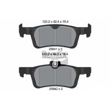 BENDIX Braking fékbetétkészlet, tárcsafék BENDIX Braking BPD1182 autóalkatrész