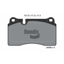 BENDIX Braking fékbetétkészlet, tárcsafék BENDIX Braking BPD1218 autóalkatrész
