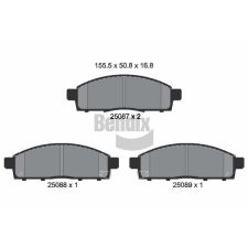 BENDIX Braking fékbetétkészlet, tárcsafék BENDIX Braking BPD1274 autóalkatrész