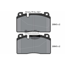 BENDIX Braking fékbetétkészlet, tárcsafék BENDIX Braking BPD1417 autóalkatrész