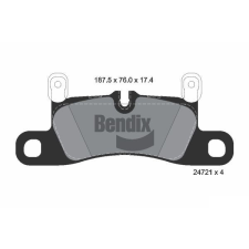 BENDIX Braking fékbetétkészlet, tárcsafék BENDIX Braking BPD1601 autóalkatrész