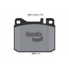 BENDIX Braking fékbetétkészlet, tárcsafék BENDIX Braking BPD1696 autóalkatrész