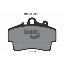 BENDIX Braking fékbetétkészlet, tárcsafék BENDIX Braking BPD1865 autóalkatrész