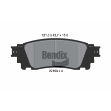 BENDIX Braking fékbetétkészlet, tárcsafék BENDIX Braking BPD1875 autóalkatrész