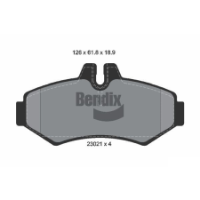BENDIX Braking fékbetétkészlet, tárcsafék BENDIX Braking BPD1905 autóalkatrész