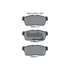 BENDIX Braking fékbetétkészlet, tárcsafék BENDIX Braking BPD1996 autóalkatrész