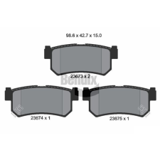 BENDIX Braking fékbetétkészlet, tárcsafék BENDIX Braking BPD2026 autóalkatrész