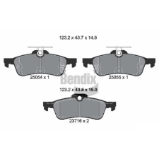 BENDIX Braking fékbetétkészlet, tárcsafék BENDIX Braking BPD2220 autóalkatrész