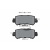 BENDIX Braking fékbetétkészlet, tárcsafék BENDIX Braking BPD2252