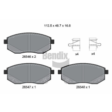 BENDIX Braking fékbetétkészlet, tárcsafék BENDIX Braking BPD2530 autóalkatrész