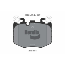 BENDIX Braking fékbetétkészlet, tárcsafék BENDIX Braking BPD2561 autóalkatrész