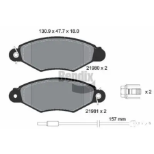 BENDIX Braking fékbetétkészlet, tárcsafék BPD1058 autóalkatrész