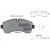BENDIX Braking fékbetétkészlet, tárcsafék BPD1110