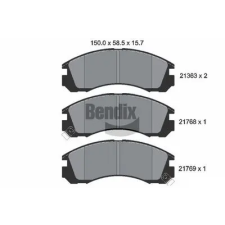 BENDIX Braking fékbetétkészlet, tárcsafék BPD1195 autóalkatrész