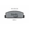 BENDIX Braking fékbetétkészlet, tárcsafék BPD1266