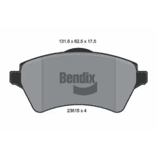 BENDIX Braking fékbetétkészlet, tárcsafék BPD1332 autóalkatrész