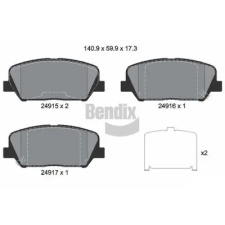 BENDIX Braking fékbetétkészlet, tárcsafék BPD1501 fékbetét