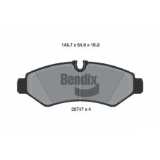 BENDIX Braking fékbetétkészlet, tárcsafék BPD1632 fékbetét