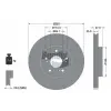 BENDIX Braking féktárcsa BDS1733