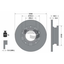 BENDIX Braking féktárcsa BENDIX Braking BDS2235 féktárcsa